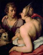 Venus and Adonis as lovers CORNELIS VAN HAARLEM